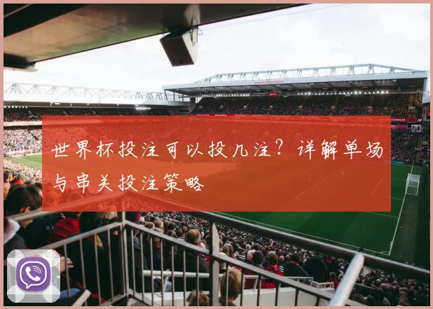 世界杯投注可以投几注？详解单场与串关投注策略